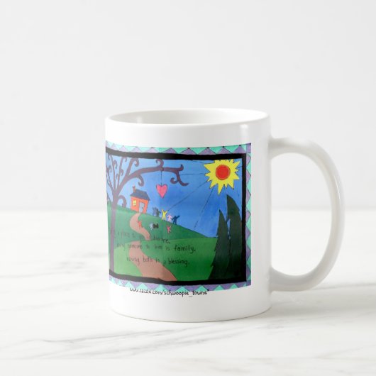 Familie is een Mok van de Zwerfmachine (Rechts)