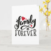 Familie is eeuwig kaart (Gele Bloem)