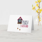 Familie is koekoek kaart (Gele Bloem)