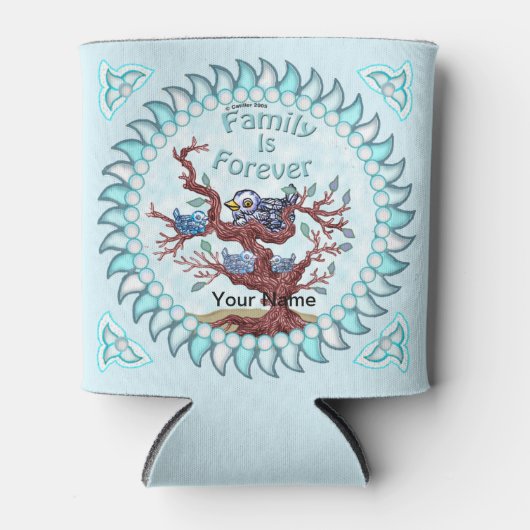 Familie is voor altijd blikjeskoeler (Voorkant)