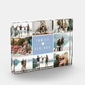 Familie is voor altijd Foto Collage Block EDITABLE (Links)