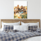 Familie Is Voor Altijd Foto Eenvoudig Modern Aande Canvas Afdruk (Insitu (Slaapkamer))