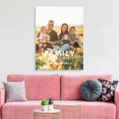 Familie Is Voor Altijd Foto Eenvoudig Modern Aande Canvas Afdruk (Insitu (Woonkamer))