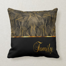 Familie is voor altijd in Gold en Black