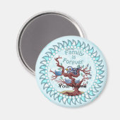 Familie is voor altijd magneet (Voorkant / Achterkant)