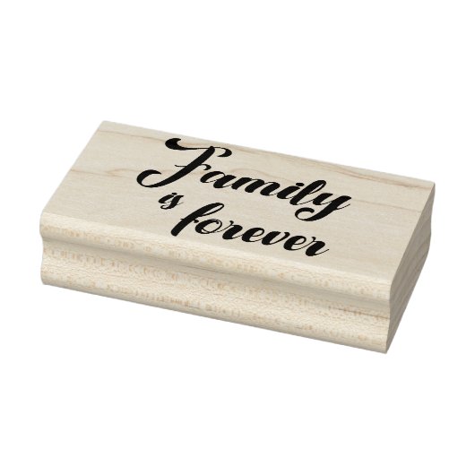 Familie is voor altijd rubberstempel (Stempel)