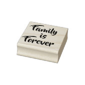 Familie is voor altijd rubberstempel, het maken va rubberstempel (Stempel)