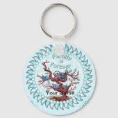 Familie is voor altijd sleutelhanger (Voorkant)