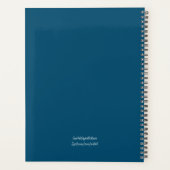 Familie Jaar Planner Met Foto Sjabloon (Achterkant)