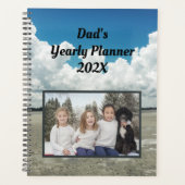 Familie Jaar Planner Met Foto Sjabloon (Voorkant)
