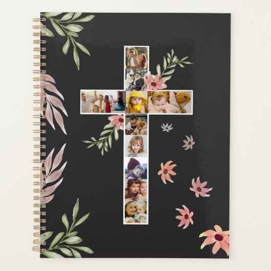Familie Jesus Cross Christelijke Church Lover Planner (Voorkant)