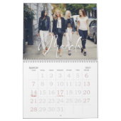 Familie kalender, moderne aangepaste foto kalender (Mar 2027)