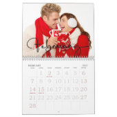 Familie kalender, moderne aangepaste foto kalender (Feb 2027)