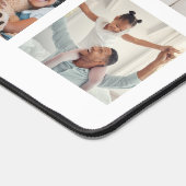 Familie kalligrafie | 9 foto collage gepersonalise bureaumat (Hoek)