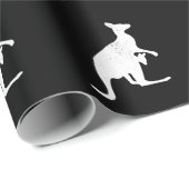 Familie Kangaroo Moeder met Baby Cadeaupapier (Rol Hoek)