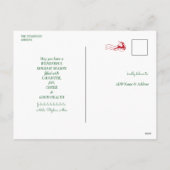 Familie Karaoke Kerk Carols Service Kerstmis Feestdagenkaart (Achterkant)