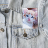 Familie Kat Verticale Portret Foto Button (Insitu)