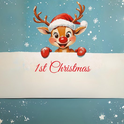 Familie Keepsake 1e kerst Ornament Kaart