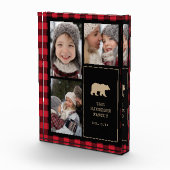 Familie Keepsake Rustic Buffalo Plaid Fotoblokken (Rechts)