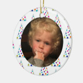 Familie Keepsake vakantiefoto Keramisch Ornament (Links)