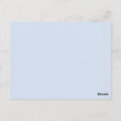 Familie Keizer Pinguïns briefkaart (Achterkant)