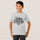 Familie Kerst 2024 gepersonaliseerd T-shirt (Voorkant volledig)