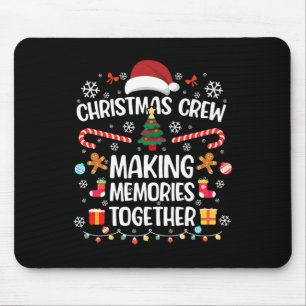 Familie Kerst 2024 Kerst Crew Xmas Matching Muismat