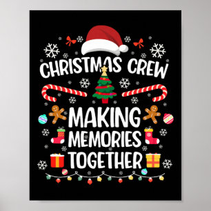 Familie Kerst 2024 Kerst Crew Xmas Matching Poster