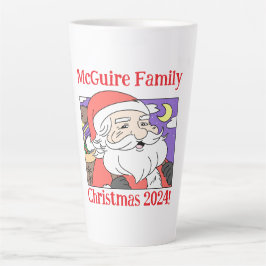 Familie Kerst 2024 Latte Mok