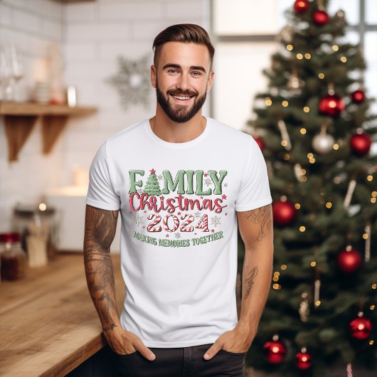 Familie Kerst 2024 Making Memories T-shirt