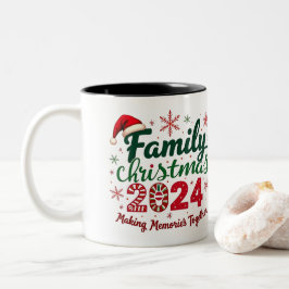Familie Kerst 2024 Mok samen herinneringen maken