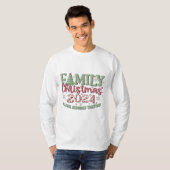 Familie Kerst 2024 Papa T-shirt (Voorkant volledig)