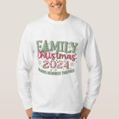Familie Kerst 2024 Papa T-shirt (Voorkant)