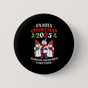 Familie Kerst 2025 Matching Group Outfit Kinder W Ronde Button 5,7 Cm