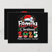 Familie Kerst 2025 Matching Outfit Squad Sinterkla Kaart (Voorkant / Achterkant)