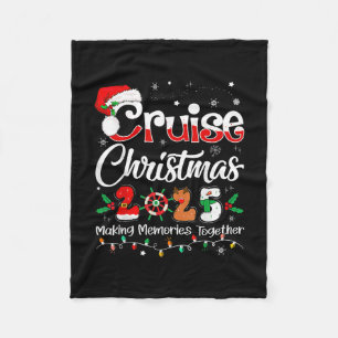 Familie Kerst 2025 Matching Outfit Xmas Squad S Fleece Deken