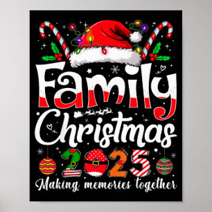 Familie Kerst 2025 Matching Outfit Xmas Squad S Poster
