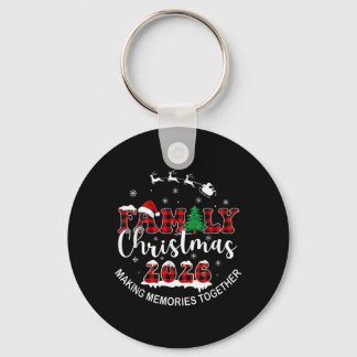 Familie Kerst 2026 Matching Outfit Xmas Squad Sleutelhanger
