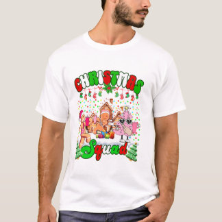 Familie kerst bemanning grappig t-shirt