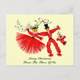 familie kerst Briefkaart