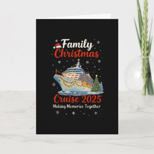 Familie Kerst Cruise 2025 Gezellige Kerst Cruise B Kaart