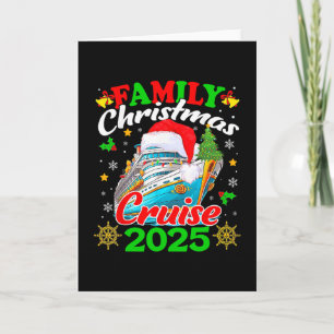 Familie Kerst Cruise 2025 Kerstmis Kerstman Elf Te Kaart