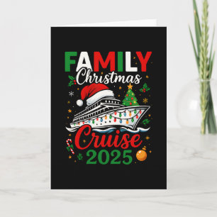 Familie Kerst Cruise 2025 Matching Groep Cruise Kaart