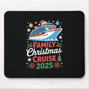 Familie Kerst Cruise 2025 Vakantie voor Muismat