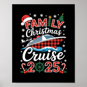 Familie Kerst Cruise 2025 Vakantie voor Poster
