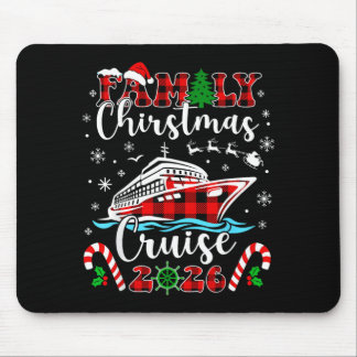 Familie Kerst Cruise 2026 Matching Merry Trip Muismat