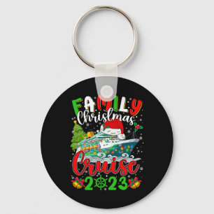 Familie Kerst Cruise Squad 2023 Xmas Funny Crui Sleutelhanger