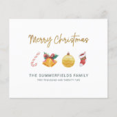 Familie Kerst Fun Feestdagen Kaart (Voorkant)