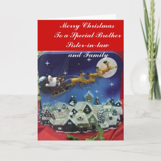 Familie Kerst Kaarten (Voorkant)