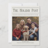 Familie Kerst Kaarten Nieuwsbrief - Jaar Review (Voorkant)